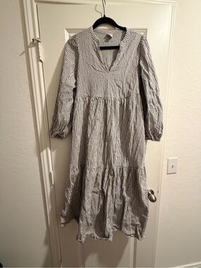 target grey maxi dress Jess by Meiko Women's Scoop Neck Long Sleeves Bodycon Sculpt Maxi Dress X-Small Grey